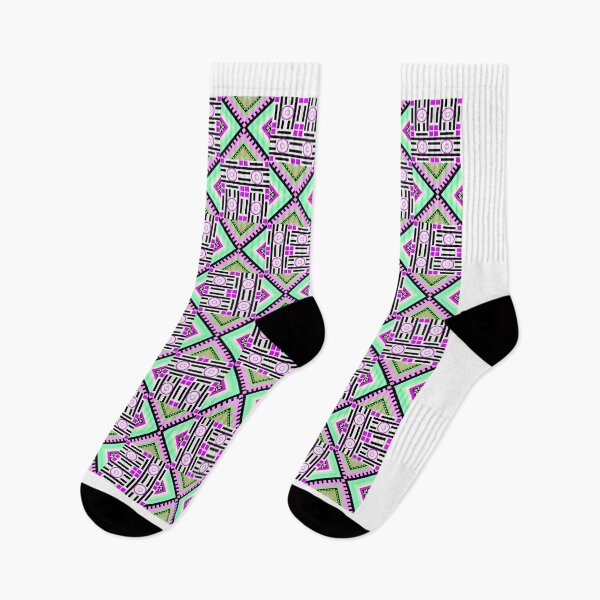 Artikelvorschau, The Green Pink Memories Design in Fabric Line Seamless Pattern entworfen und verkauft von MyMemoriesArts.