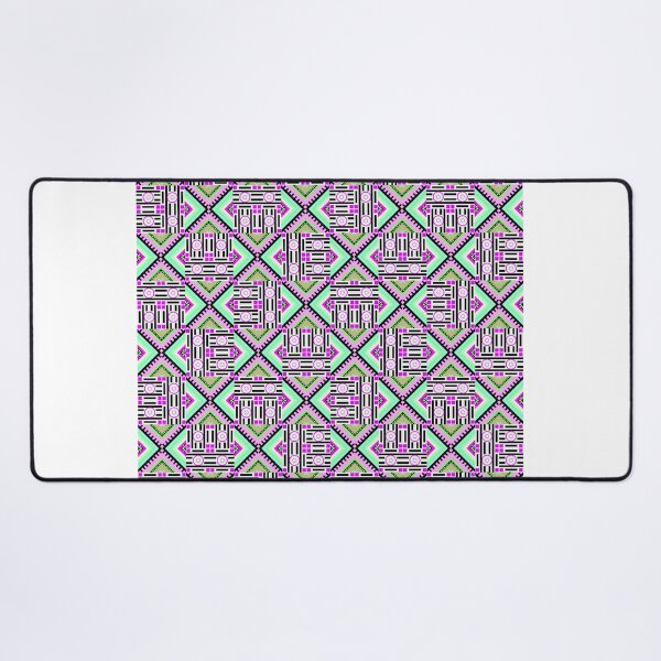 Item preview, The Green Pink Memories Design in Fabric Line Seamless Pattern designed and sold by MyMemoriesArts.
