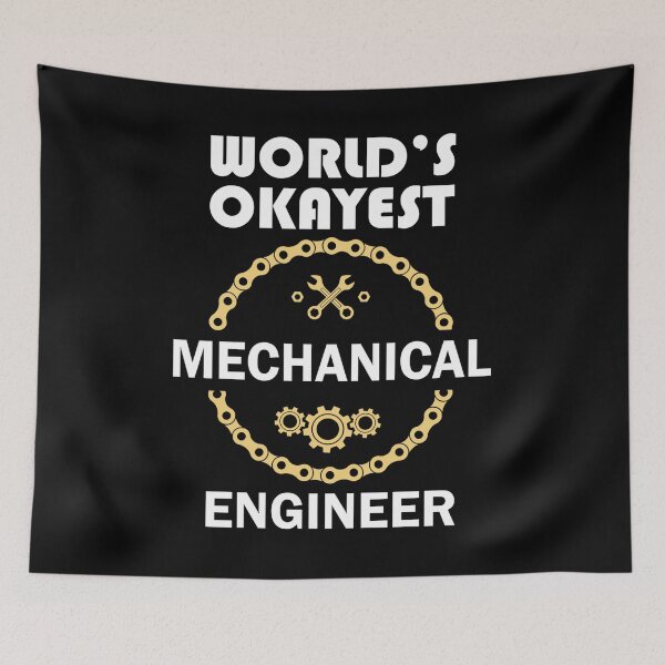 Item preview, World's okayest mechanical engineer designed and sold by Chad6438.