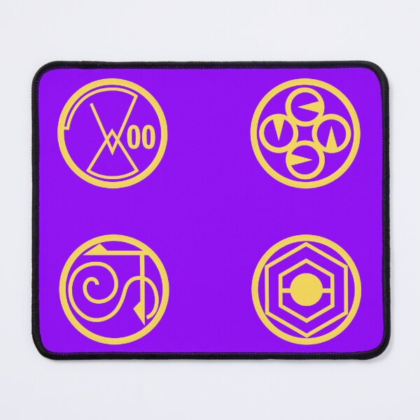 Item preview, Scarlet and Violet Emblems (Violet) designed and sold by ArashiiGames.