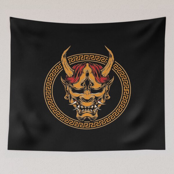 Item preview, Japanese Oni Mask designed and sold by NewPrint.
