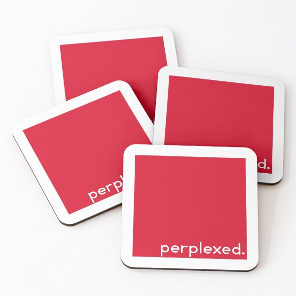 Item preview, perplexed red simple artboard designed and sold by kimart18.