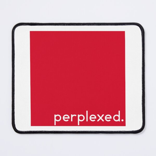 Item preview, perplexed red simple artboard designed and sold by kimart18.
