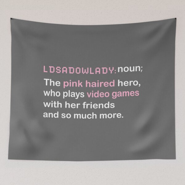 Item preview, LDSHADOWLADY Pink Haired Hero Definition Design Classic designed and sold by AnahiDenesik.
