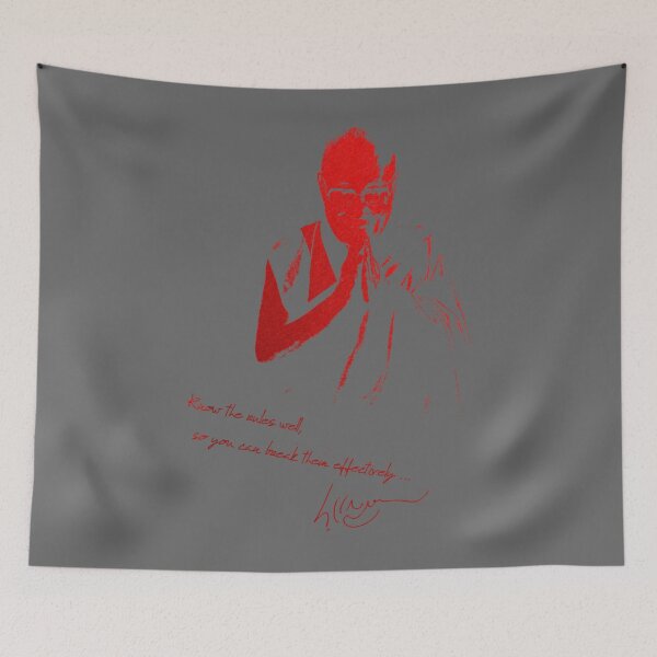 Item preview, 14th Dalai Lama Tenzin Gyatso - Know the rules well... Classic designed and sold by EnidJohnston.