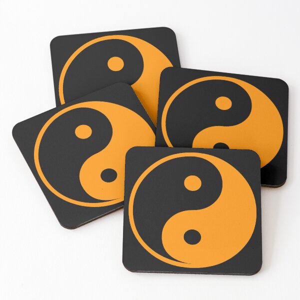 Artikelvorschau, Orange Yin Yang – Taoistisches Symbol der Harmonie entworfen und verkauft von effervescence.