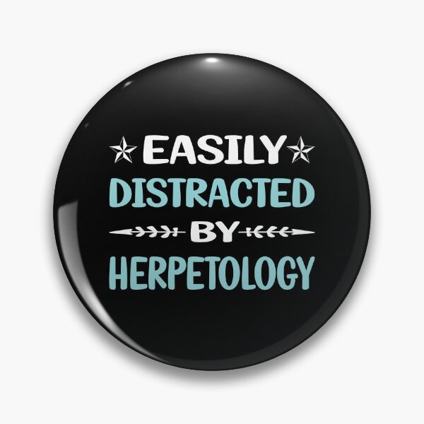Item preview, Funny Easily Distracted Herpetology Herping Herp designed and sold by robinnacallanyi.