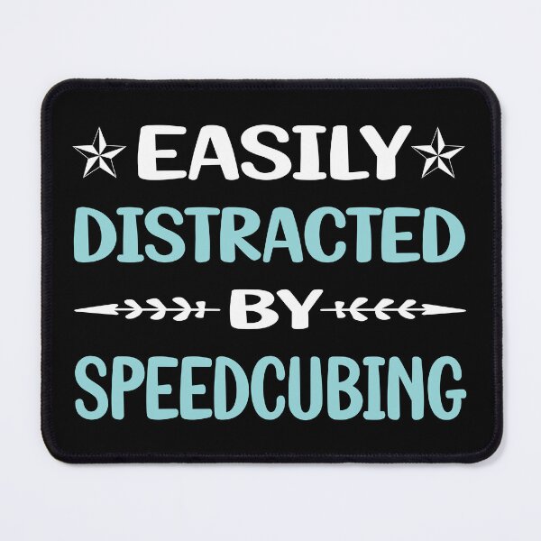 Item preview, Funny Easily Distracted Speedcubing Speedcube Speedcuber Speed Cubing designed and sold by robinnacallanyi.