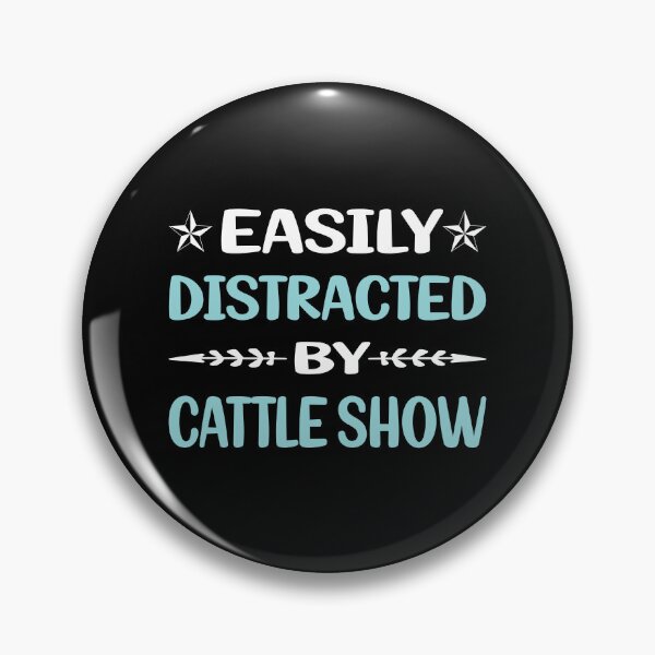 Item preview, Funny Easily Distracted Cattle Show designed and sold by robinnacallanyi.