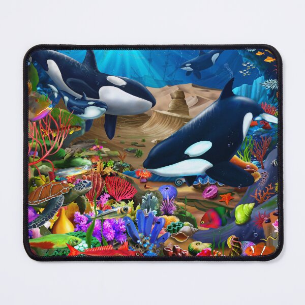 Item preview, Orca's Wondrous Ocean designed and sold by GeraldNewtonArt.