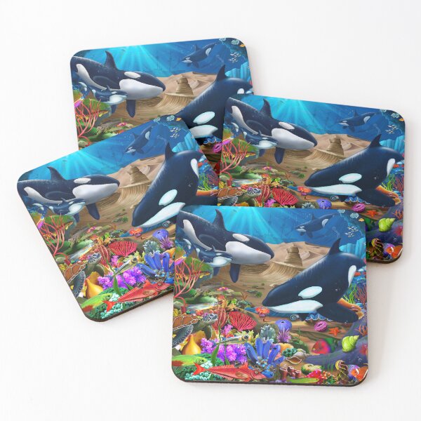 Item preview, Orca's Wondrous Ocean designed and sold by GeraldNewtonArt.