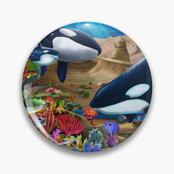 Item preview, Orca's Wondrous Ocean designed and sold by GeraldNewtonArt.