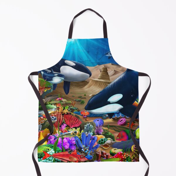 Item preview, Orca's Wondrous Ocean designed and sold by GeraldNewtonArt.