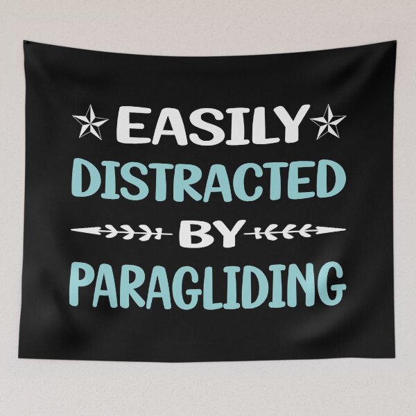 Item preview, Funny Easily Distracted Paragliding Paraglide Paraglider designed and sold by robinnacallanyi.