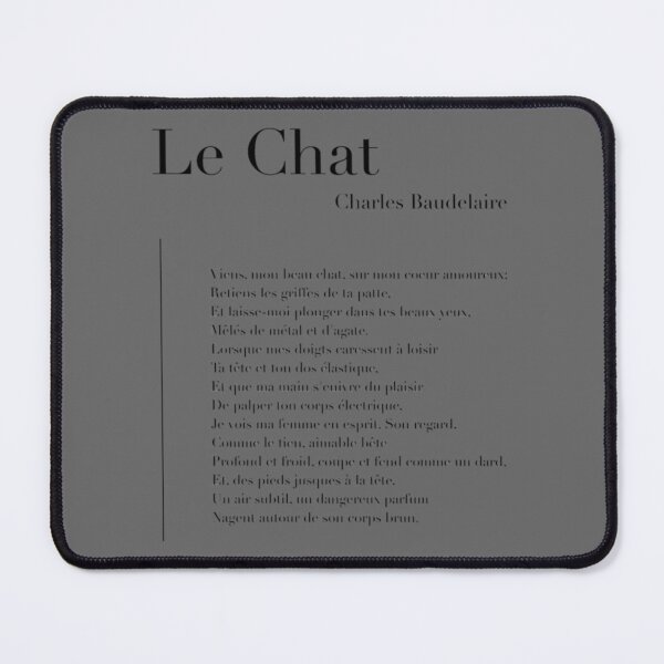 Item preview, Le Chat by Charles Baudelaire Classic designed and sold by AnahiDenesik.