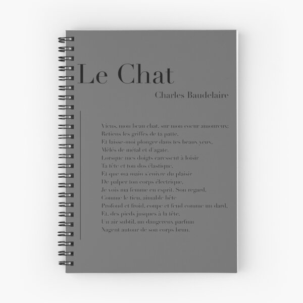 Item preview, Le Chat by Charles Baudelaire Classic designed and sold by AnahiDenesik.