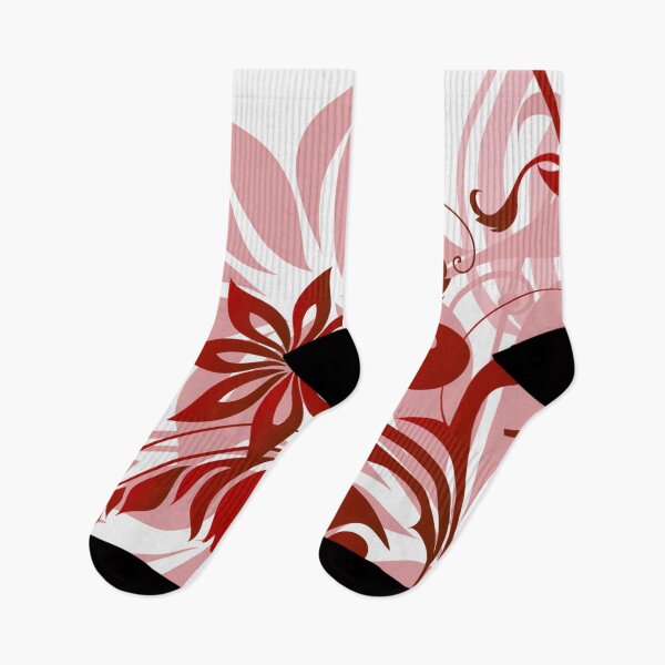 Artikelvorschau, White Red Floral Art entworfen und verkauft von Tshirtstory.