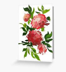Multipivoine Greeting Card