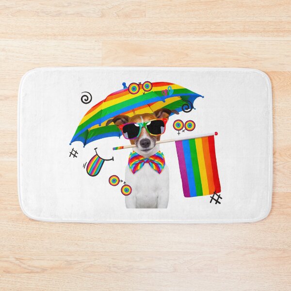 Item preview, Proud Gay Dog LGBTQA+ 2022 designed and sold by deejum.