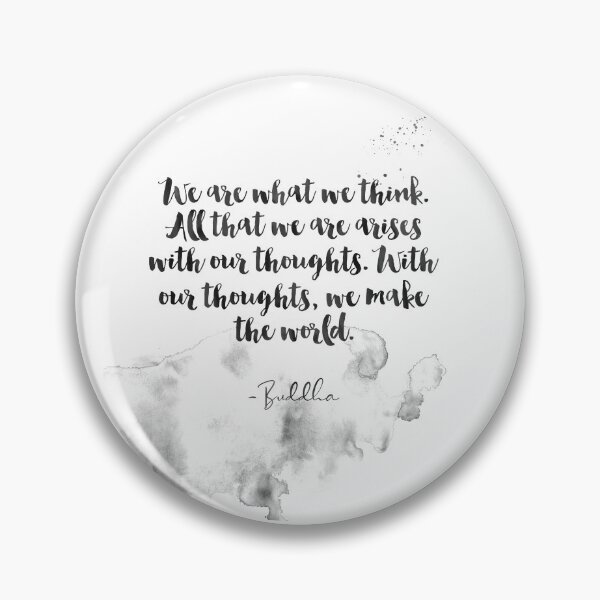 Item preview, We Are What We Think - Quotes From Buddha On Life designed and sold by Buddhaport.