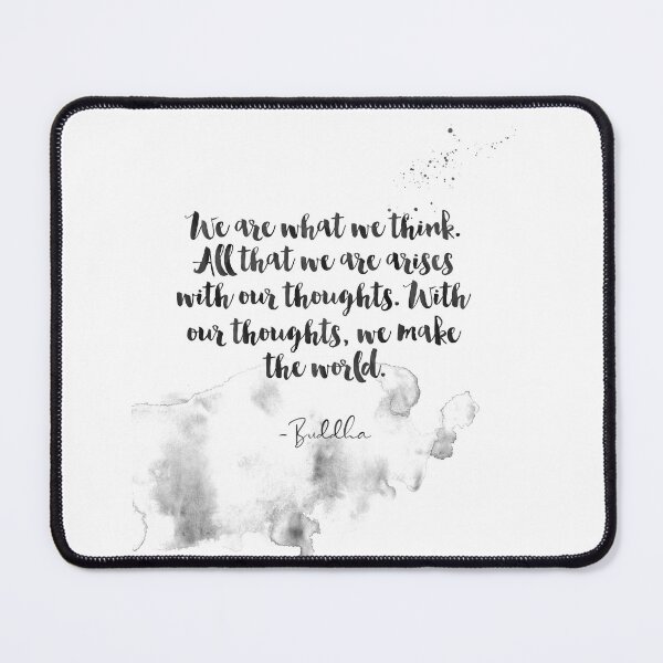 Item preview, We Are What We Think - Quotes From Buddha On Life designed and sold by Buddhaport.