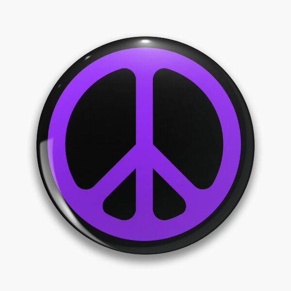 Item preview, Purple CND Peace symbol designed and sold by effervescence.