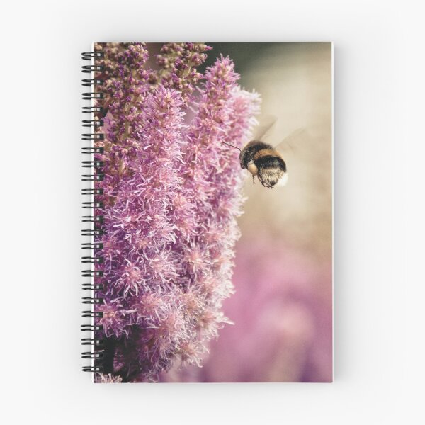 Item preview, Abeja voladora con flores rosas designed and sold by SofiaAlves.