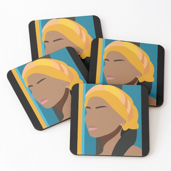 Item preview, Birthday Gift Purple Light Blue Jhene Aiko Cover Album Retro Wave designed and sold by Brigittekelsey.