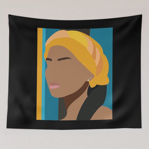 Item preview, Birthday Gift Purple Light Blue Jhene Aiko Cover Album Retro Wave designed and sold by Brigittekelsey.
