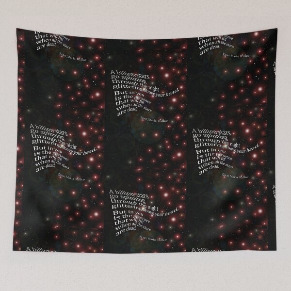 Item preview, Rilke poem designed and sold by TeaseTees.