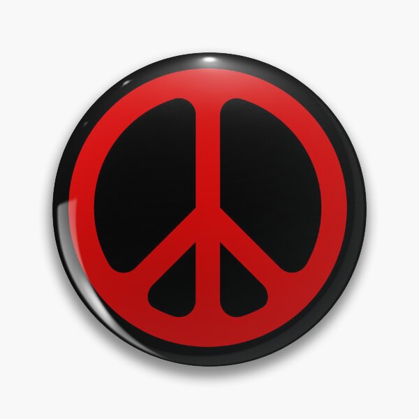 Item preview, Red CND Peace symbol designed and sold by effervescence.