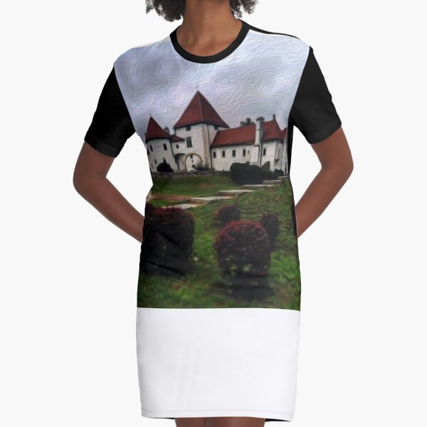 Tvrđava Stari Grad, Varaždin Graphic T-Shirt Dress