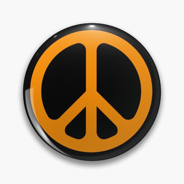 Item preview, Orange CND Peace symbol designed and sold by effervescence.