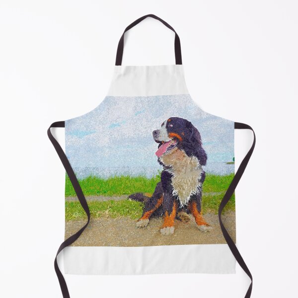 Item preview, Bernese Mountain Dog in the nature designed and sold by AlbertandOlly.
