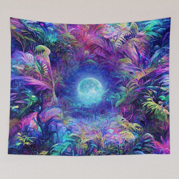 Item preview, Jungle Moonrise designed and sold by wumples.