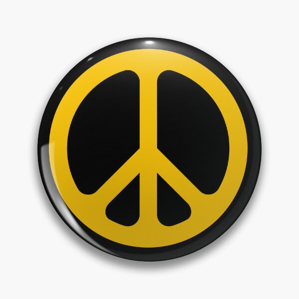 Item preview, Yellow CND Peace symbol designed and sold by effervescence.