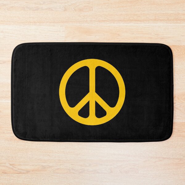 Item preview, Yellow CND Peace symbol designed and sold by effervescence.