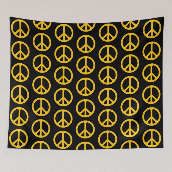 Item preview, Yellow CND Peace symbol designed and sold by effervescence.