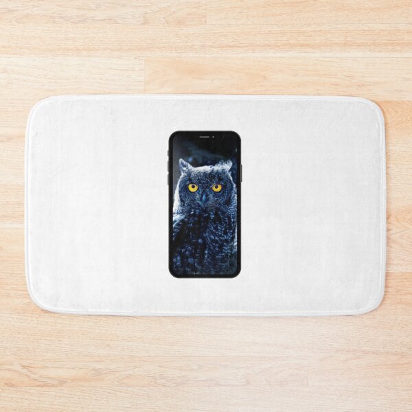 Item preview, owl phone T-shirt designed and sold by Art-Echo.