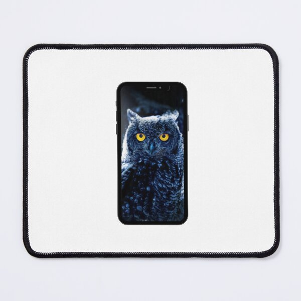 Item preview, owl phone T-shirt designed and sold by Art-Echo.