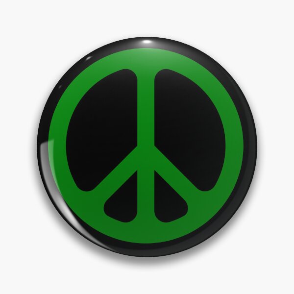 Item preview, Green CND Peace symbol designed and sold by effervescence.