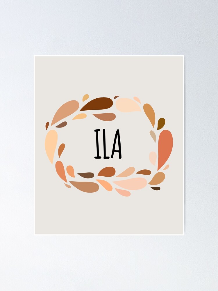 ila-names-for-wife-daughter-and-girl-poster-for-sale-by-kindxinn