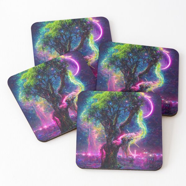 Item preview, Neon Oak Tree designed and sold by wumples.