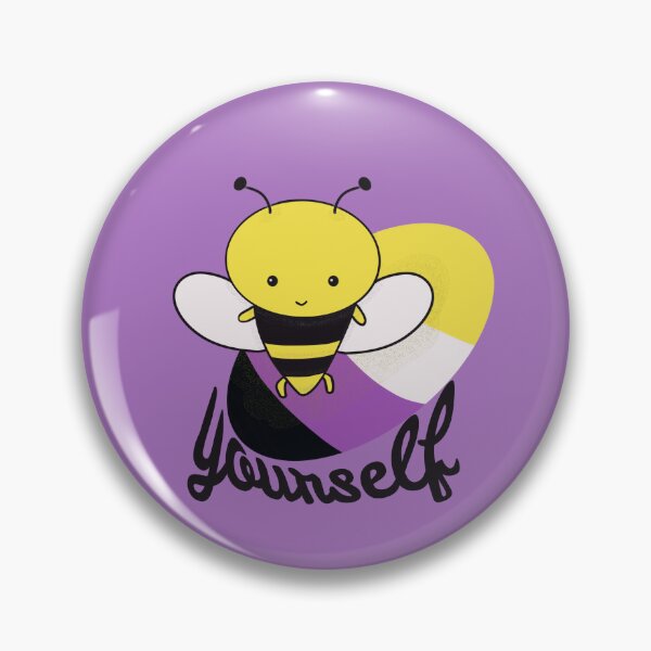 Artikelvorschau, Bee yourself proud. Non-binary bee entworfen und verkauft von mcb-jp.