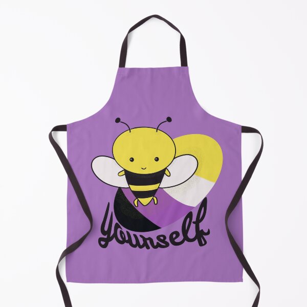 Item preview, Bee yourself proud. Non-binary bee designed and sold by mcb-jp.