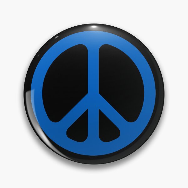 Item preview, Blue CND Peace symbol designed and sold by effervescence.