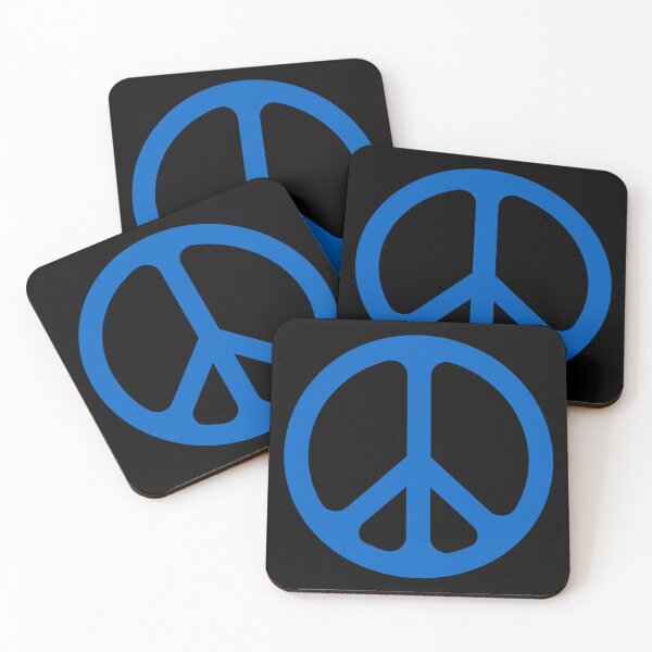 Item preview, Blue CND Peace symbol designed and sold by effervescence.