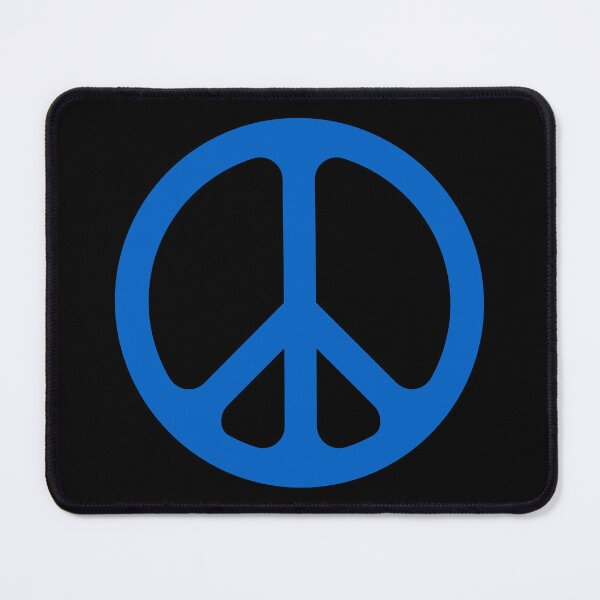 Item preview, Blue CND Peace symbol designed and sold by effervescence.