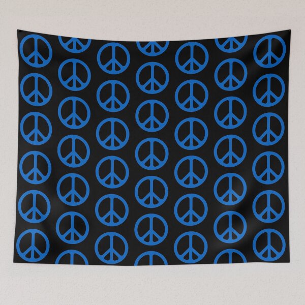 Item preview, Blue CND Peace symbol designed and sold by effervescence.