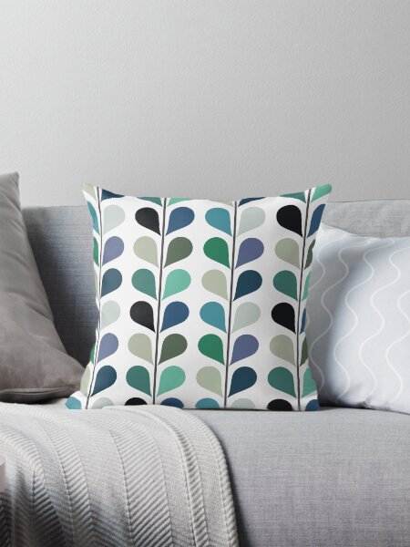 Item preview, Retro style leaves pattern designed and sold by BattaAnastasia.
